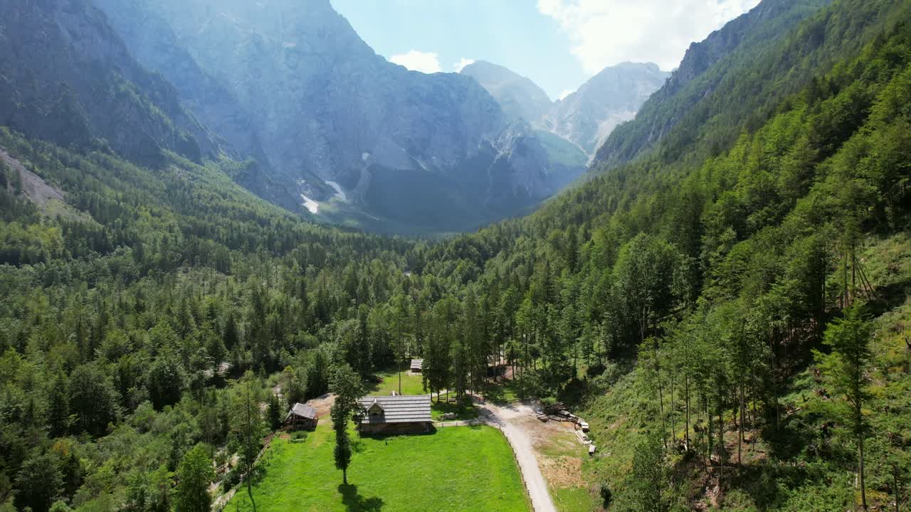 This is Logar Valley in Slovenia, and it is one of the most beautiful Alpine glacial valleys found in Europe