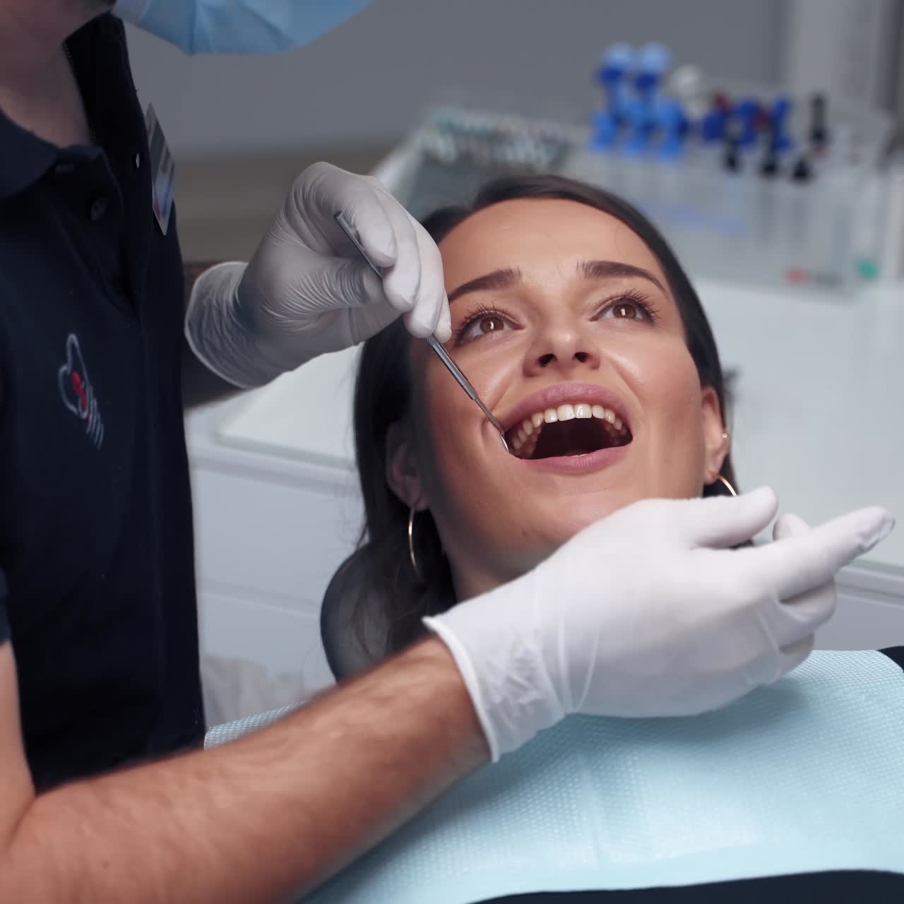 Treatment process at dental clinic