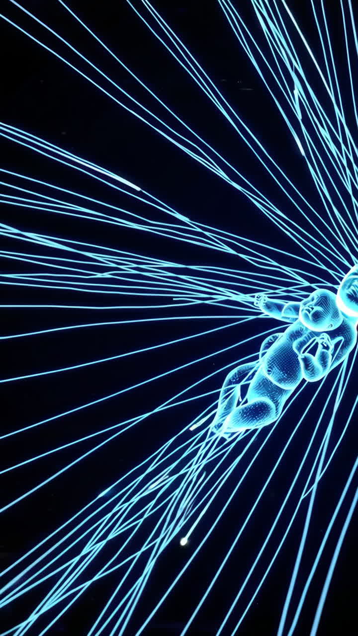 Baby in a Light Trail