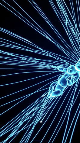 baby in a light trail