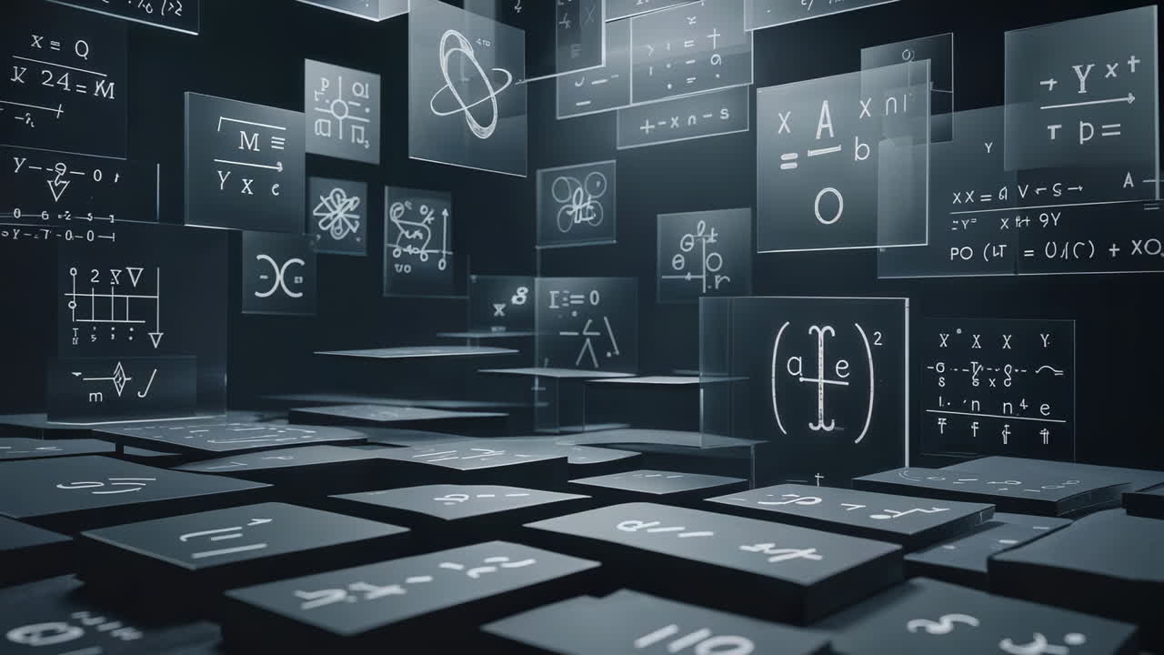 Abstract Digital Display of Mathematical and Scientific Equations