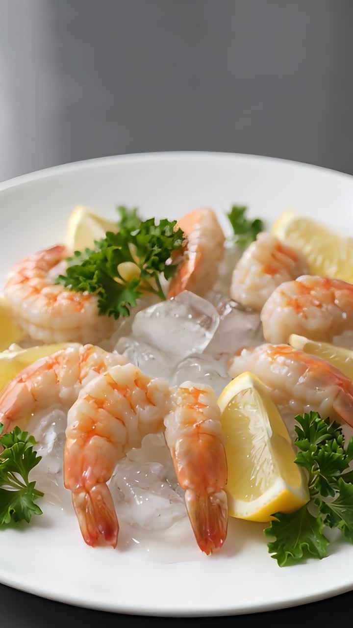 Deliziosi frutti di mare su sfondo sfocato