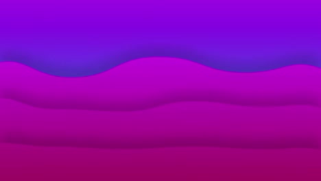 animación de ondas concéntricas rosadas en movimiento en un fondo púrpura