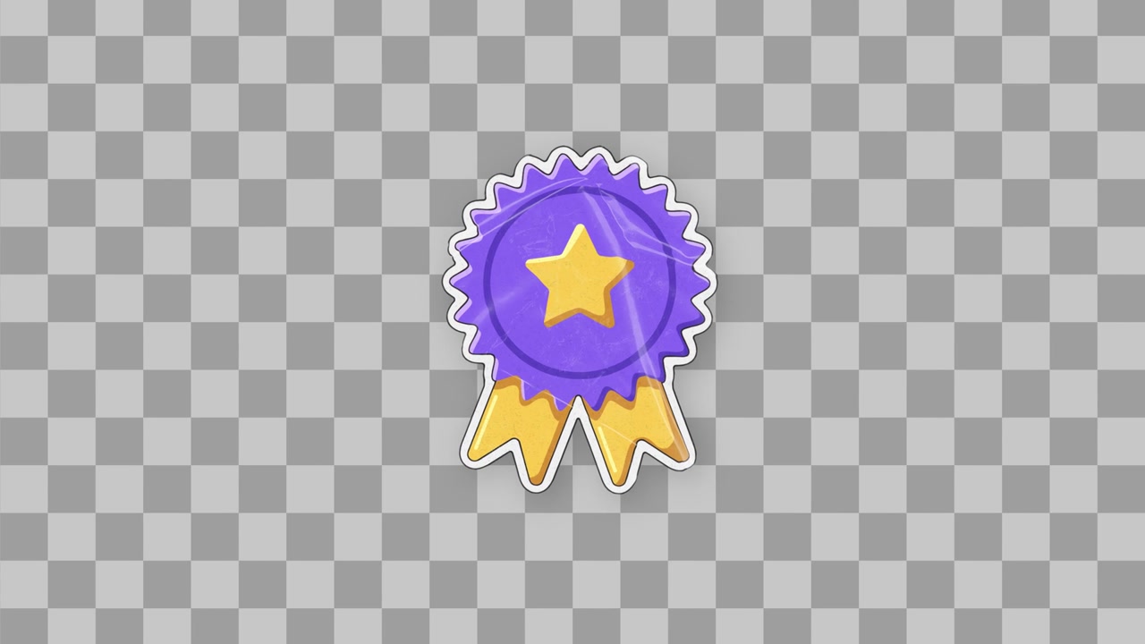Star Award Badge Sticker
