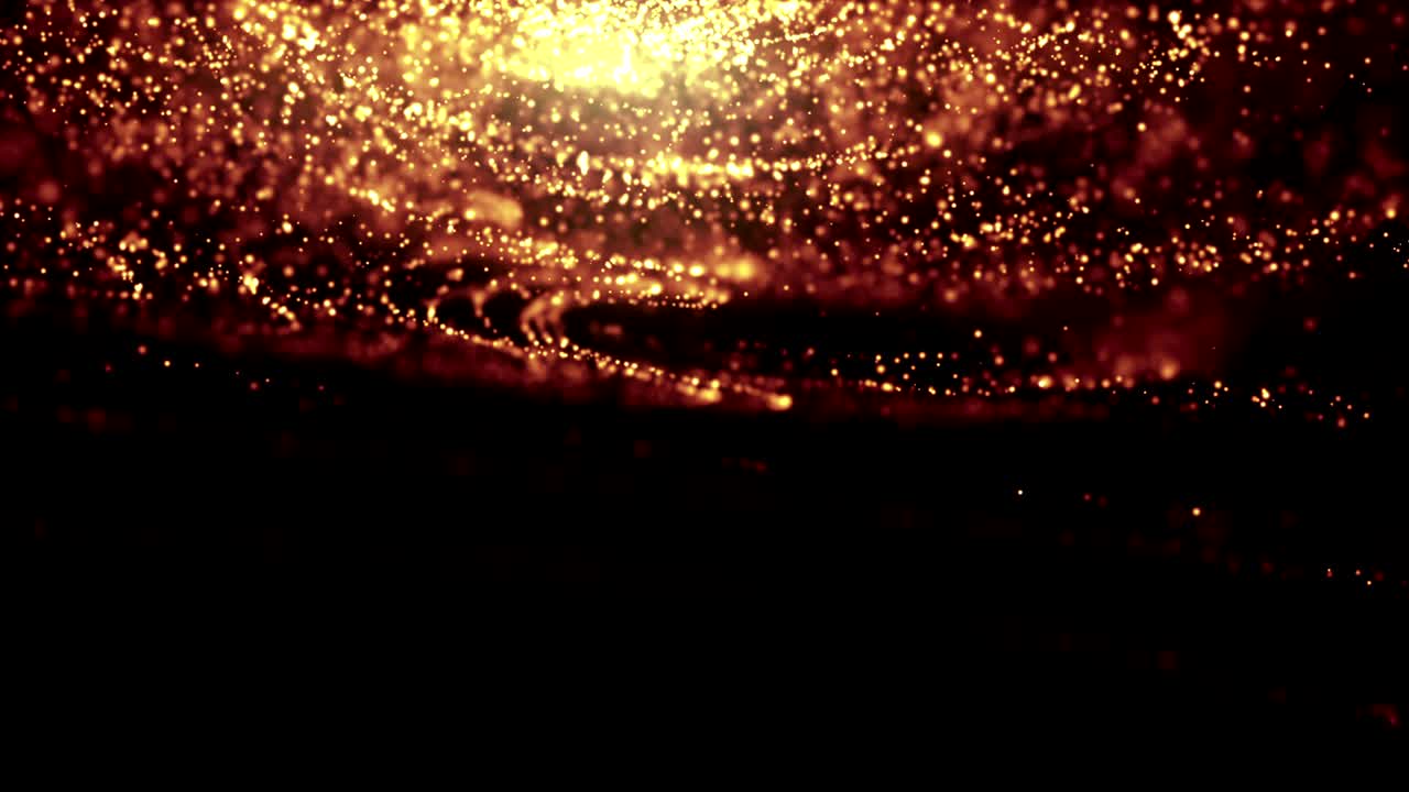 Particles dust abstract light bokeh motion titles cinematic background loop