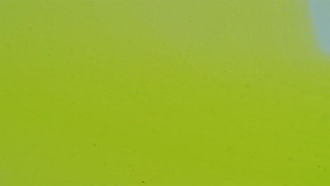 líquido pegajoso amarillo derramado sobre una superficie plana