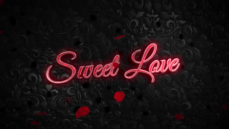 sweet love text and motion romantic heart on valentines day 6