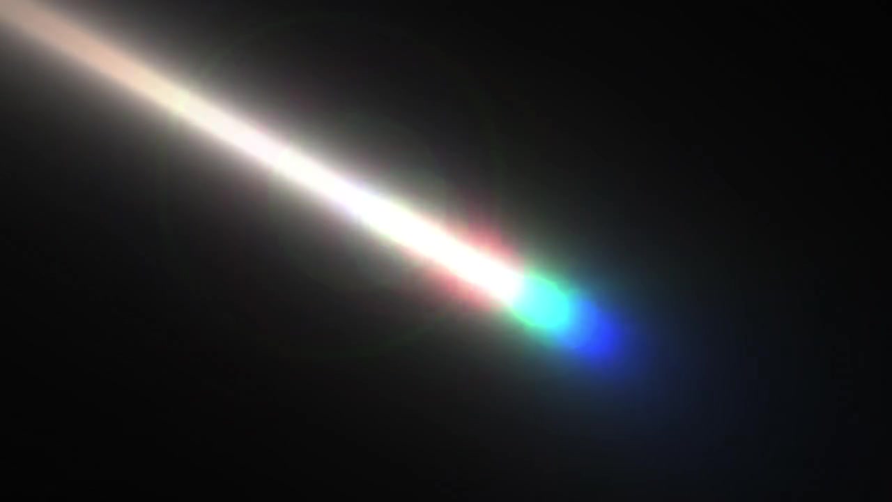 Sovrapposizione di transizione con fascio di luce prismatico
