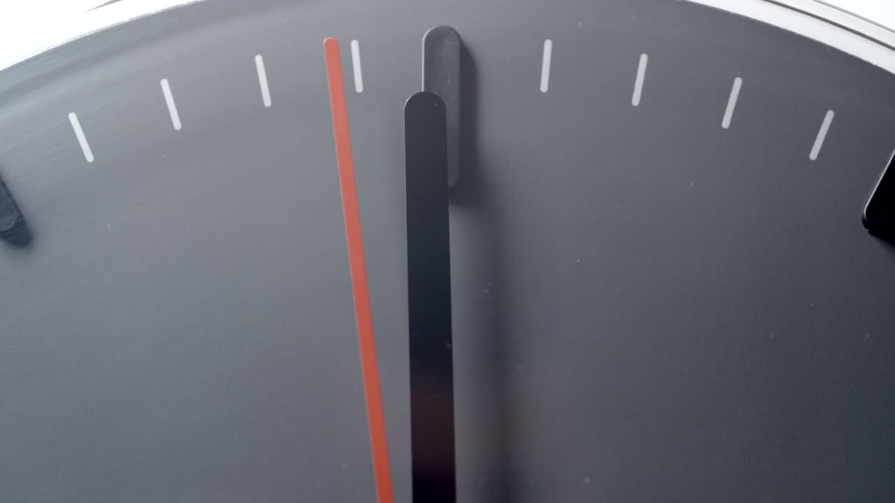 horario en tiempo real con flechas de segundos y minutos fin de hora