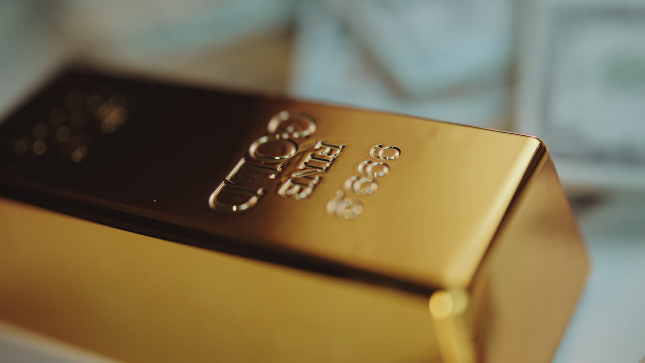 Gold Bar Close-Up