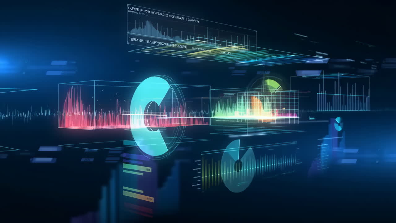 Advanced Digital Data Visualization and Analytics Interface