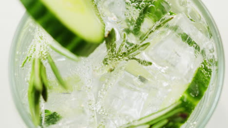 cucumber rosemary gin and tonic