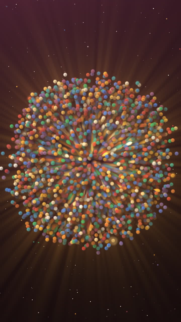 Abstract Colorful Explosion