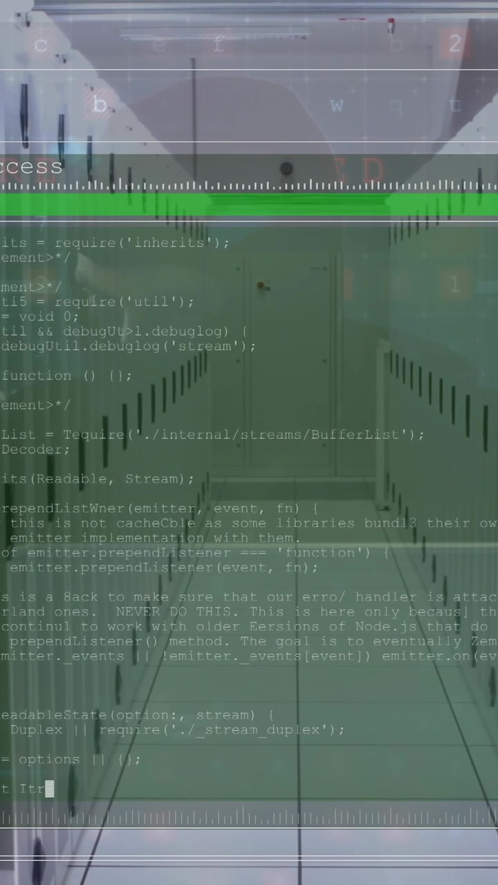 Animation of data processing over computer servers
