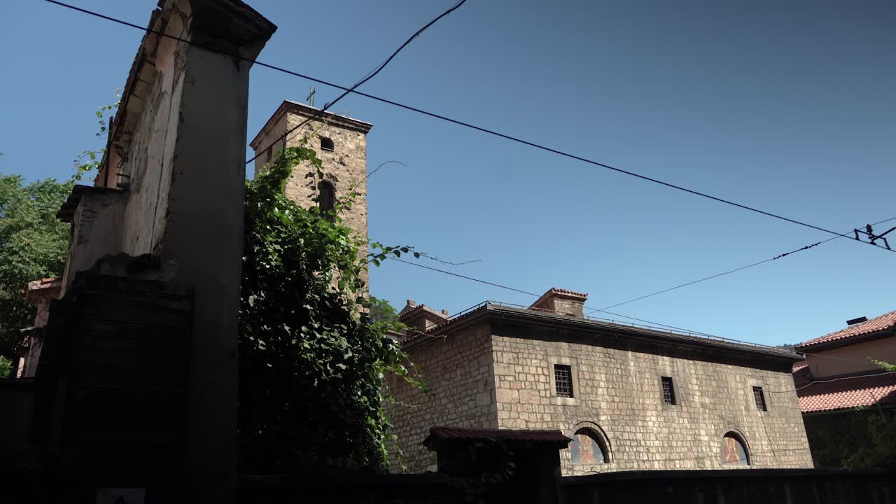 사라예보의 고대 건물 보스니아 헤르체고비나 고대 건축 발칸