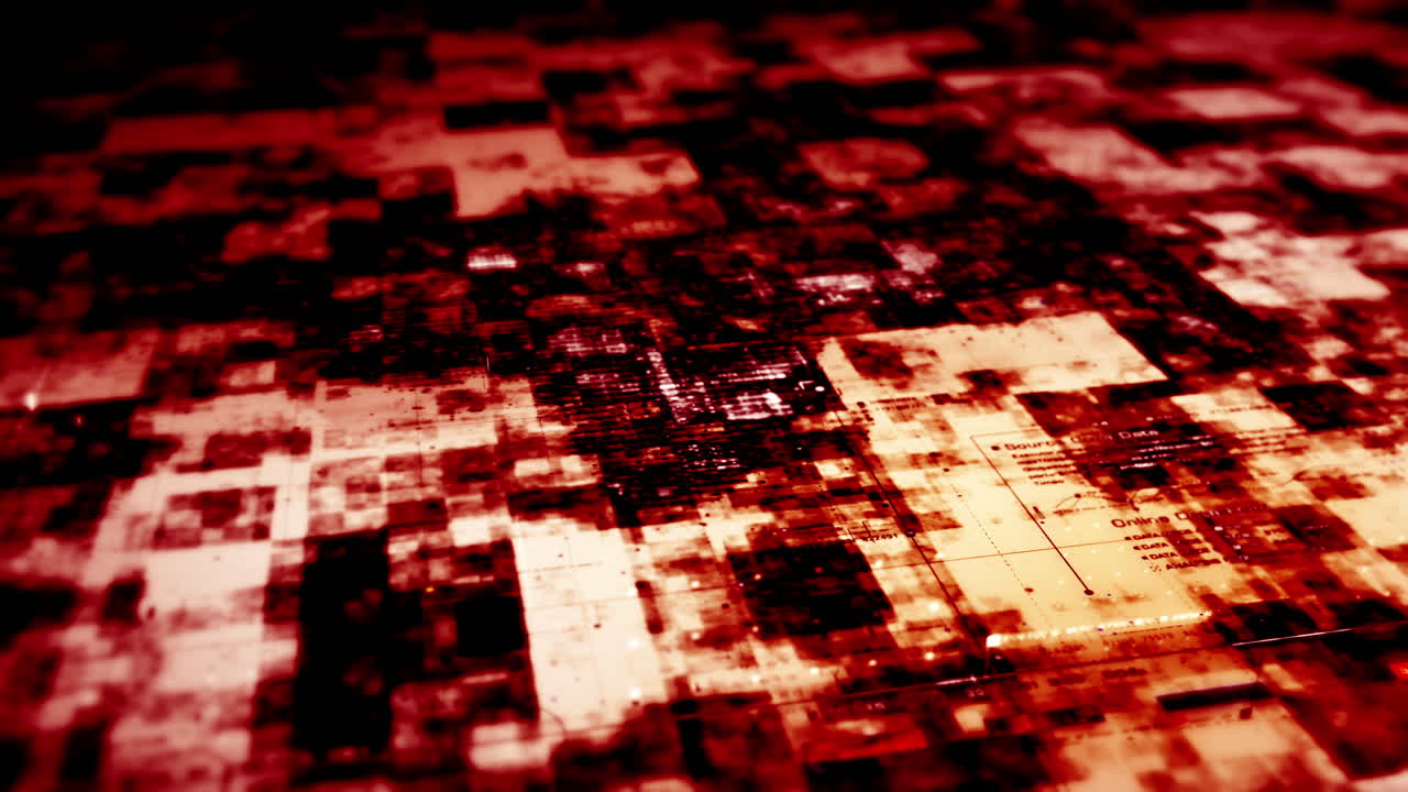 고급 모션 그래픽 디지털 지도 데이터 매트릭스 사이버 환경 시 ⁇ 레이션 빅 데이터 분석 인공 지능 시 ⁇ 레이션, 헤드 업 디스플레이 배경