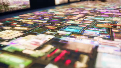 abstract futuristic grid
