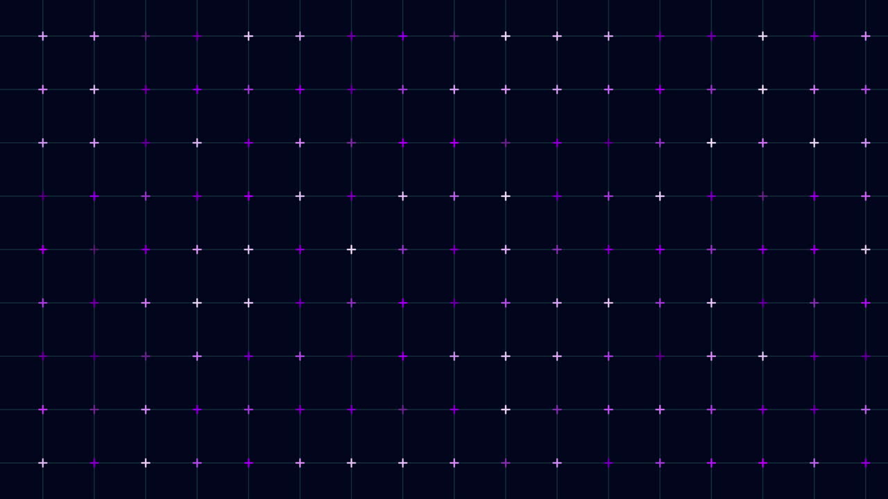 patrón de cruces de neón verde con líneas de cuadrícula