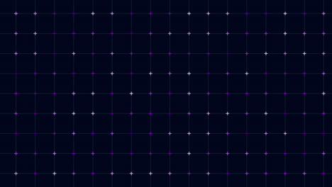 green neon crosses pattern with grid lines
