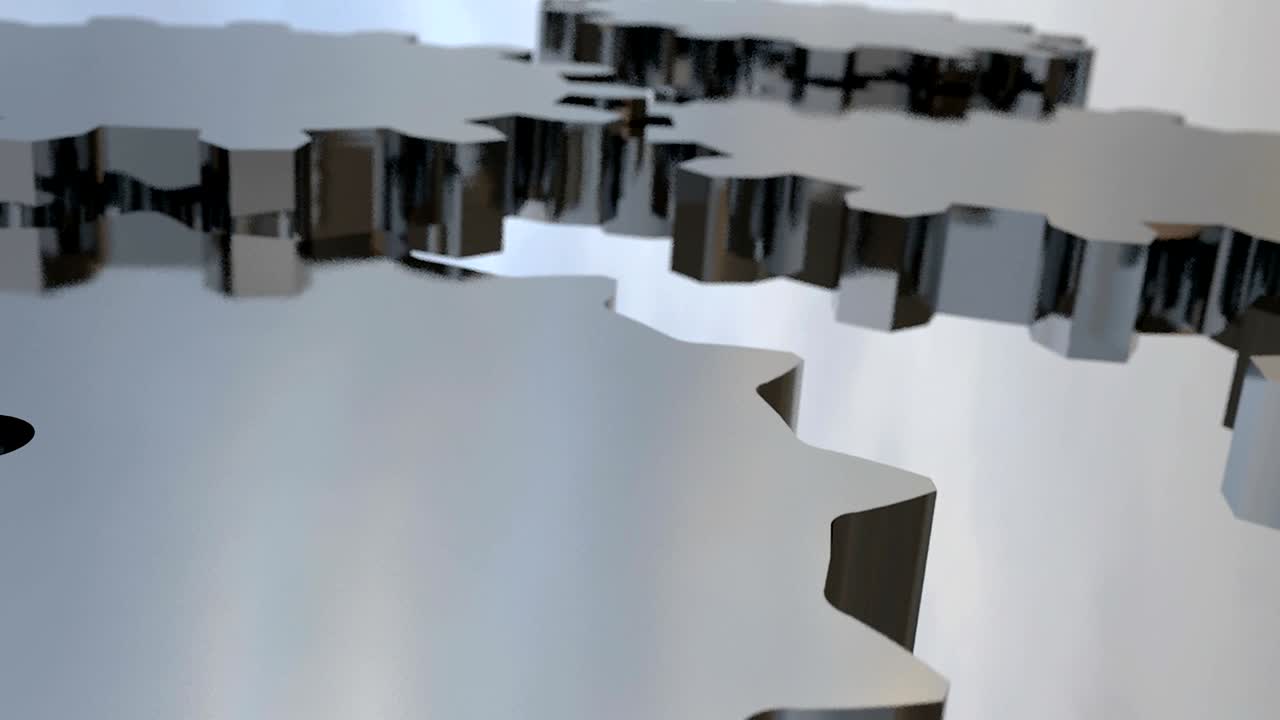 fondo abstracto con engranajes 3d