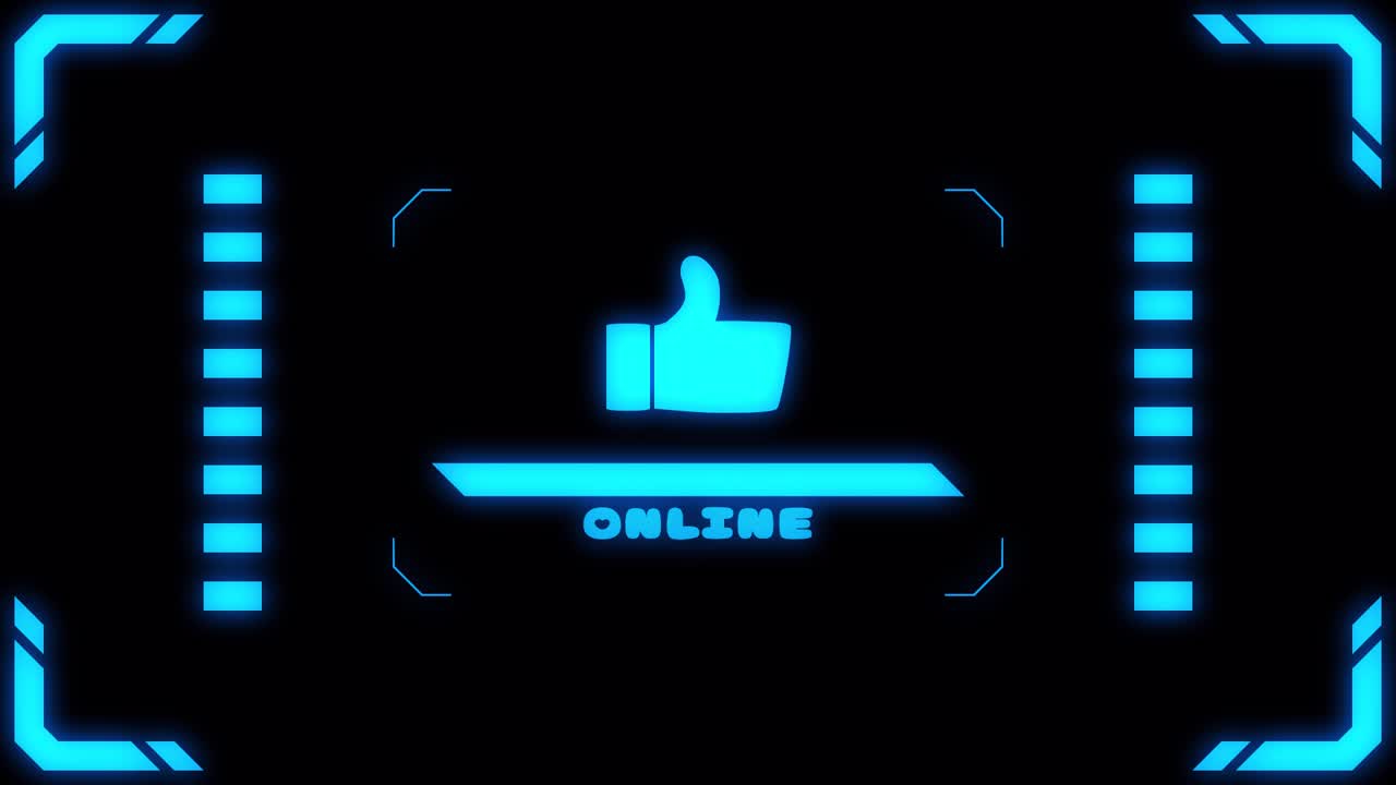 Virtual connection neon good Transitions. 1080p - 30 fps - Alpha Channel (6)