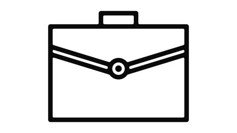 cartera de línea gráfico de movimiento
