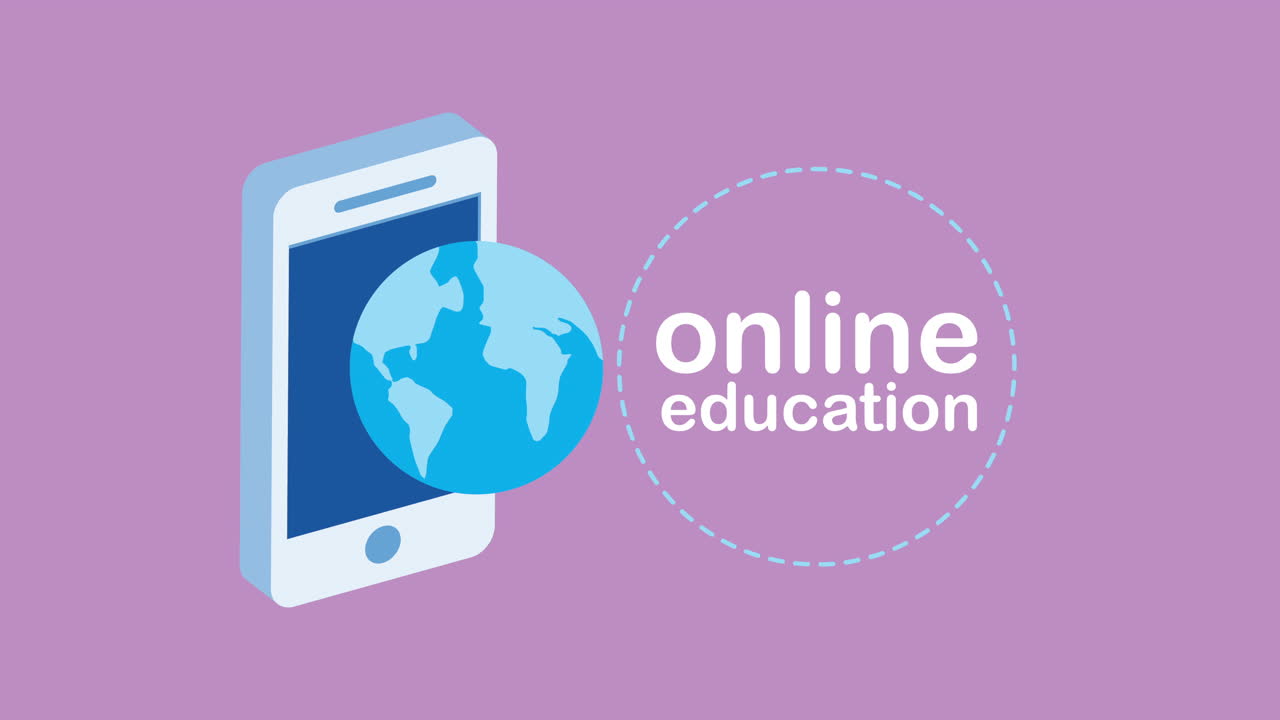 스마트 폰으로 온라인 교육 기술