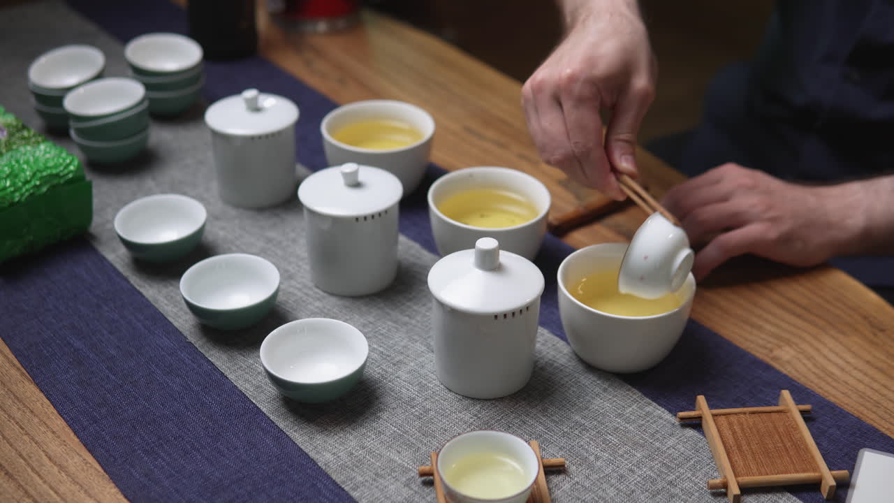 차 의식이 진행 중입니다.