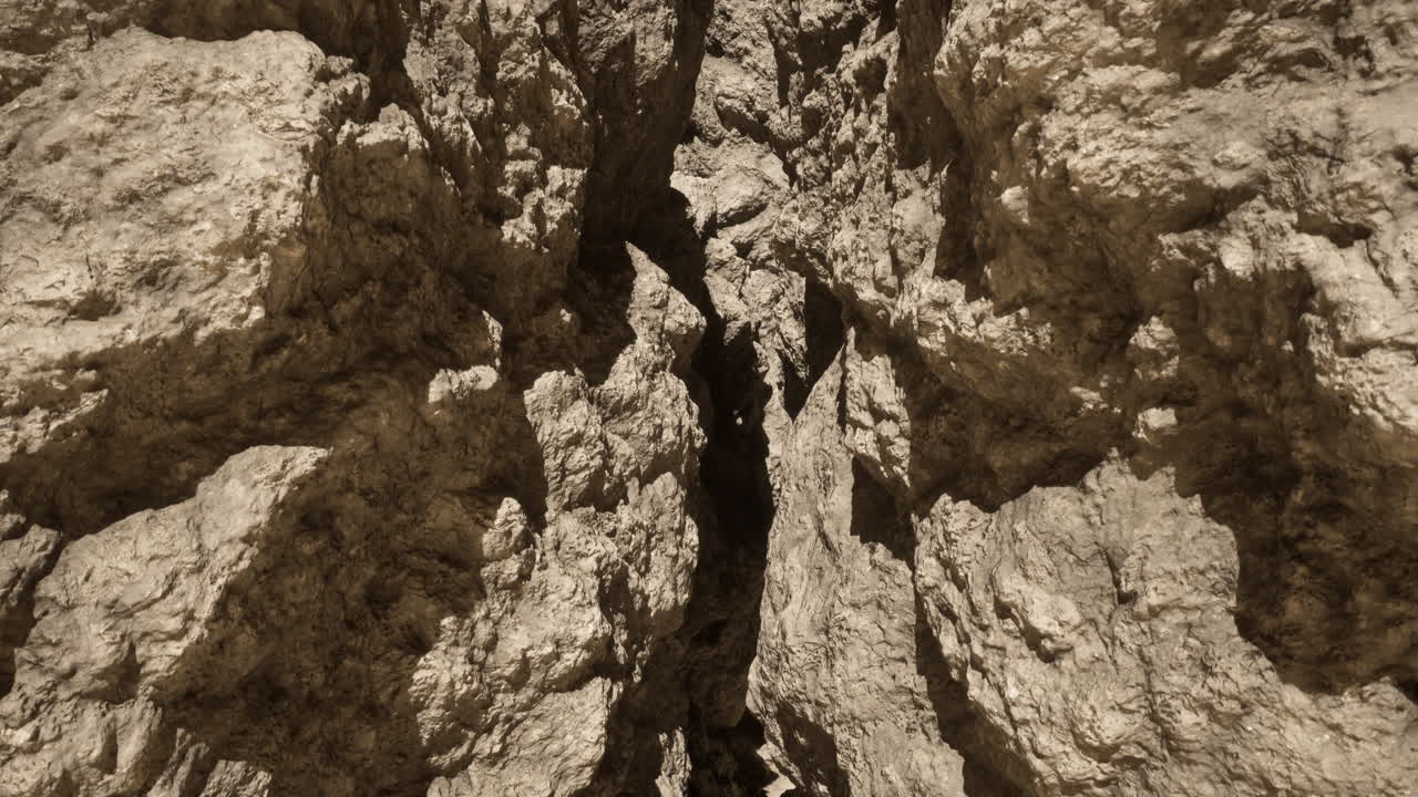 협곡 에 있는 바위 형태 의 근접 사진