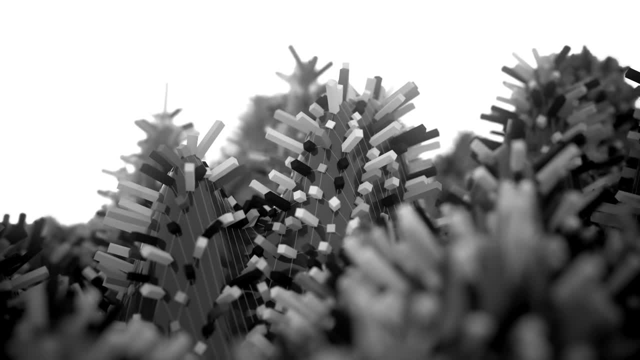 el concepto de cadena de bloques abstracto de 4k.