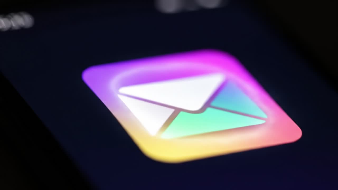 A Digital Journey Through Modern Communication: Exploring the Evolution of Messaging with Vibrant App Icons on a Smartphone Screen