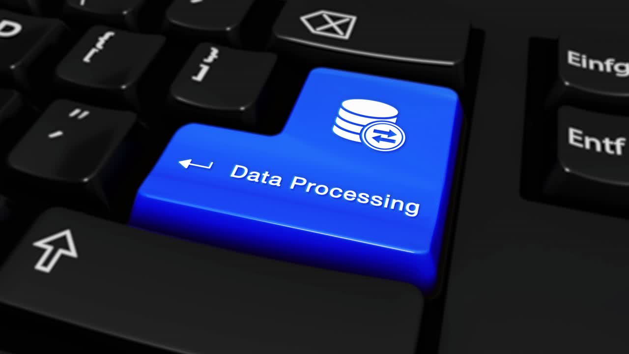 Data Processing Button on Keyboard