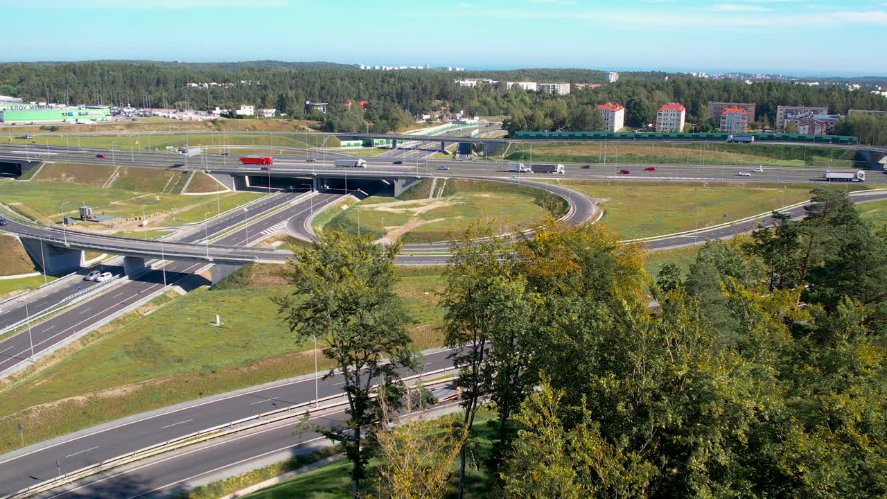 gdynia의 파노라마 뷰, wielki kack, 폴란드 - 넓은  ⁇