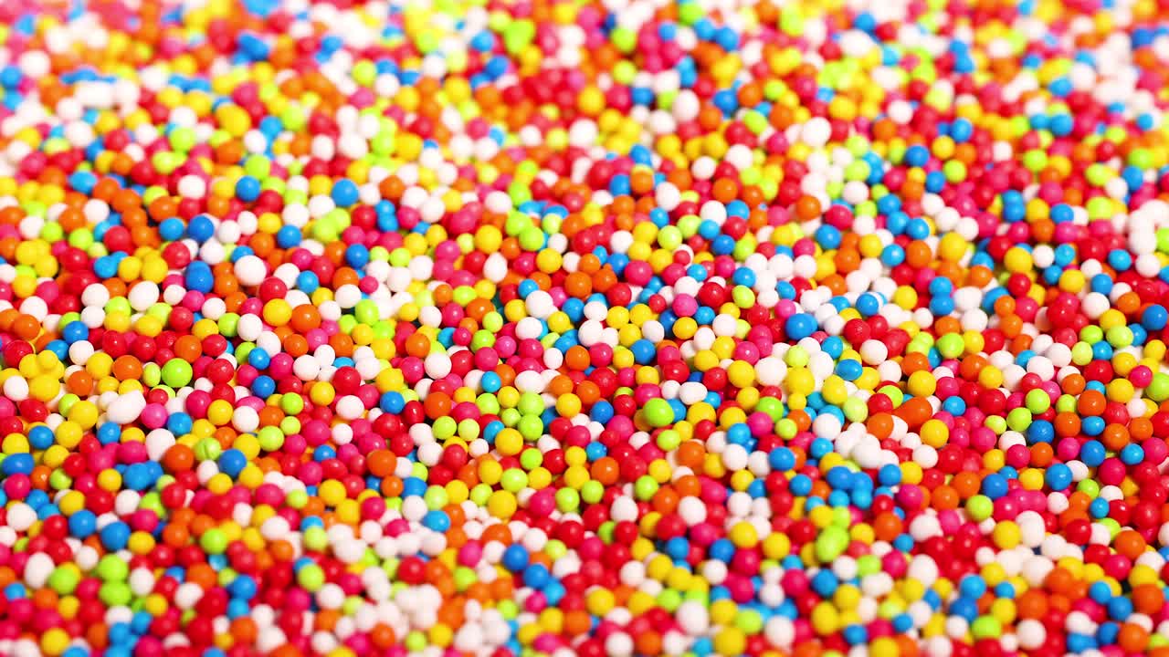 salpicaduras vibrantes que se mueven en un patrón dinámico