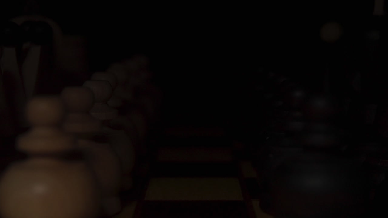 Chess Pieces on Board