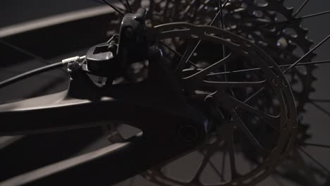 up close of a bicycle drive train