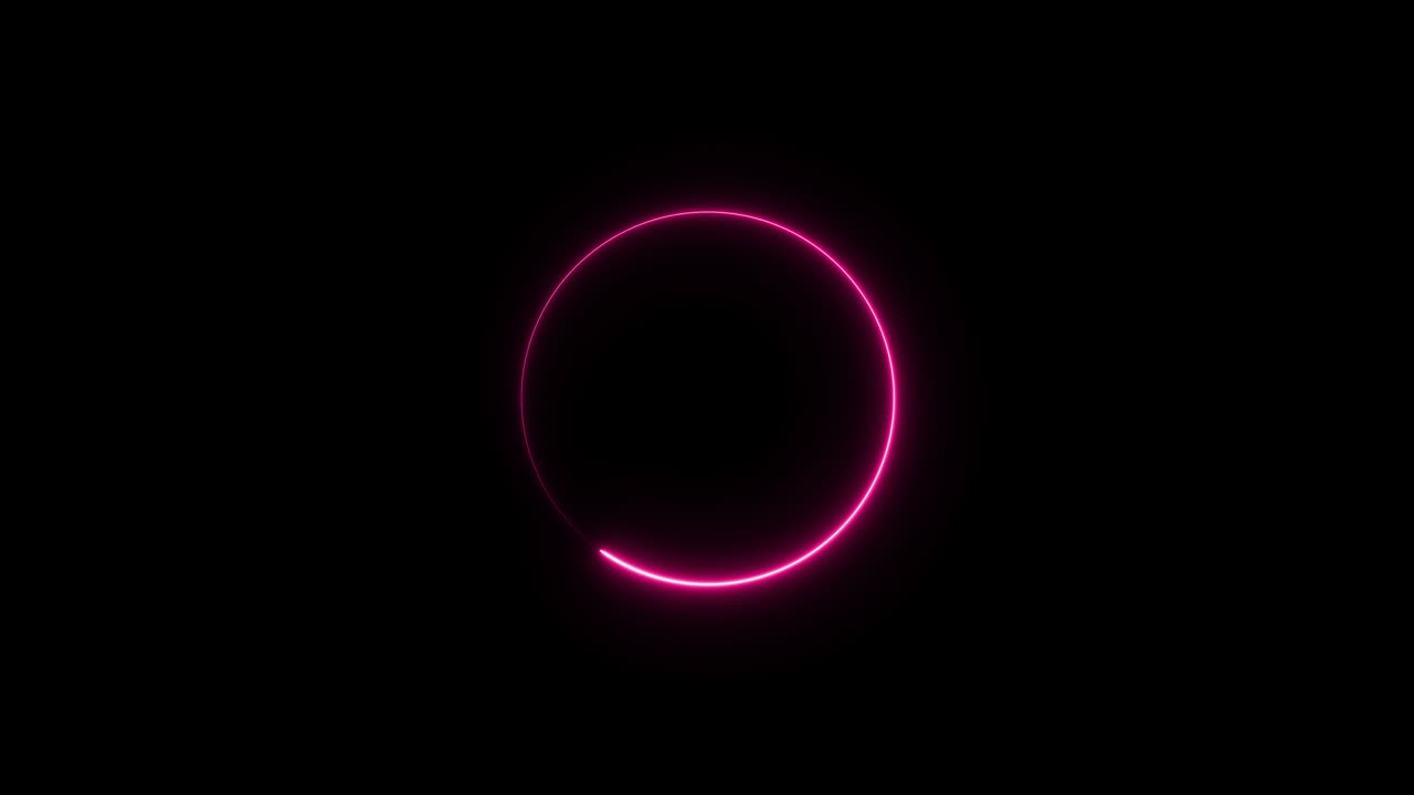 fondo abstracto con barra de círculo de carga de progreso de neón