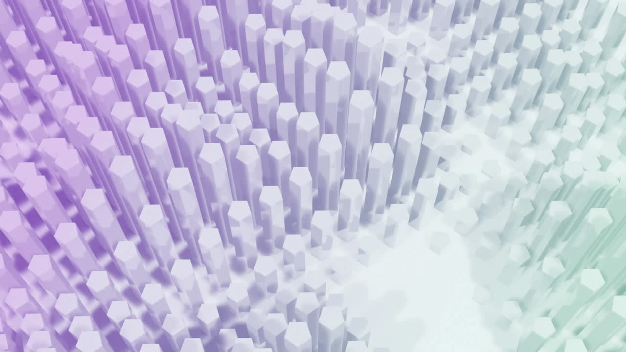 triángulos sobre formas abstractas pulsantes