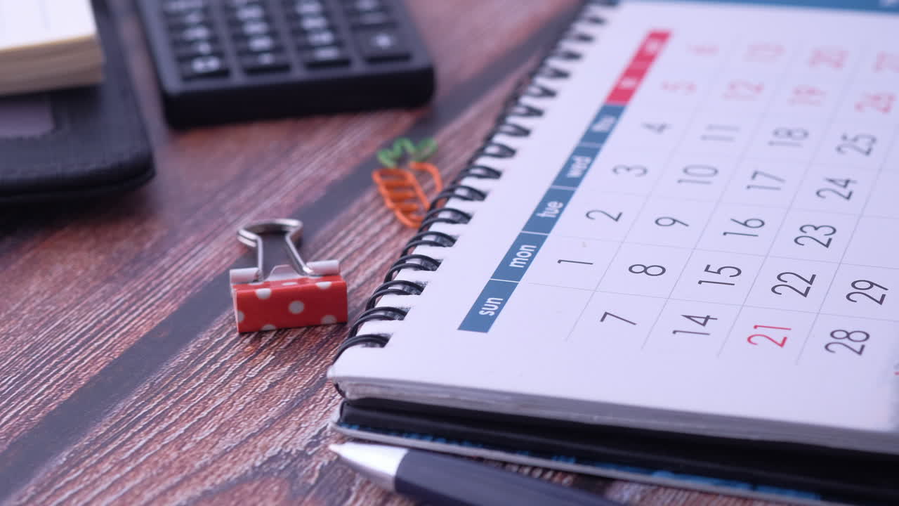 Planning and scheduling on a calendar