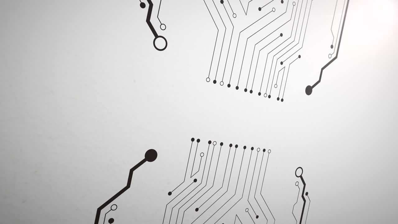 Motion computer chip abstract background