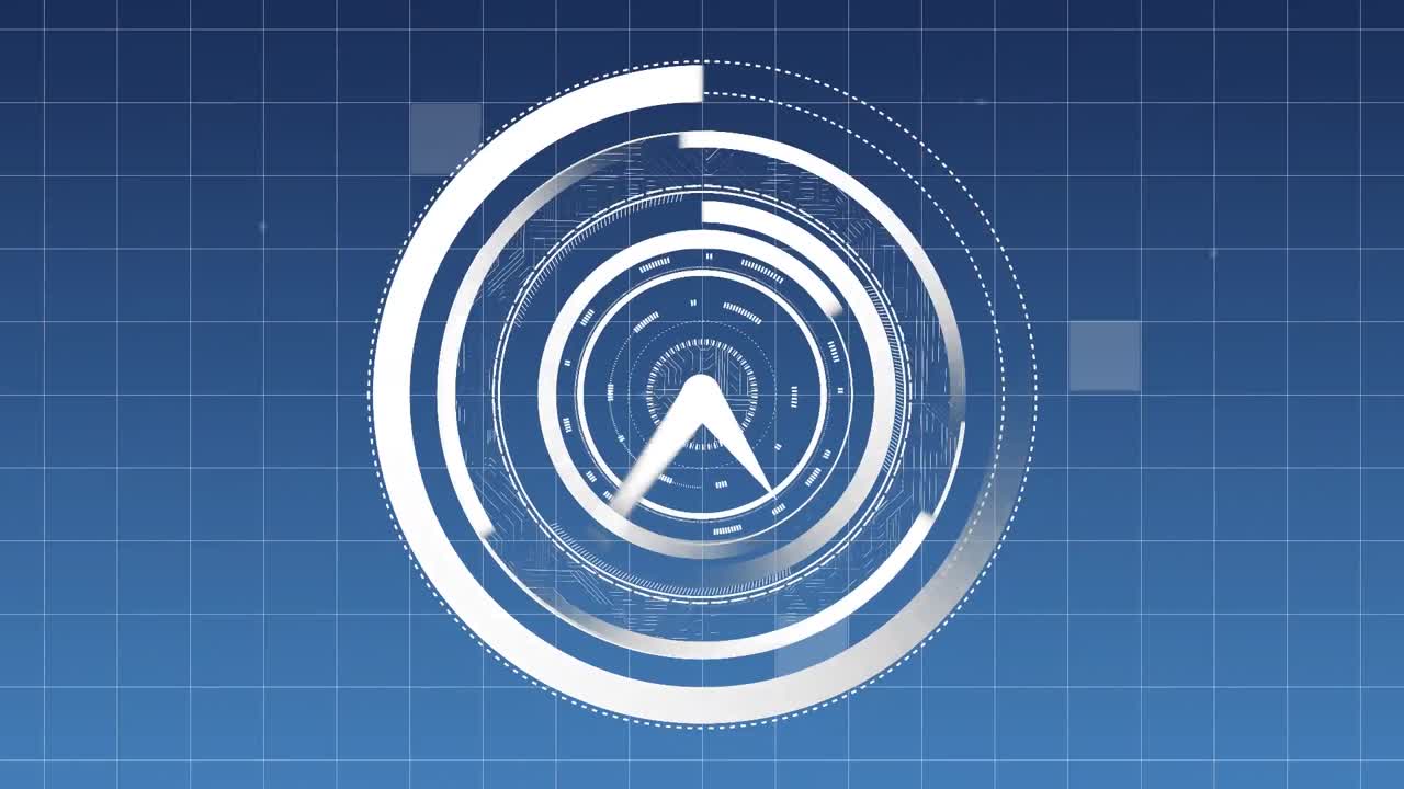 reloj en funcionamiento en las líneas de la rejilla