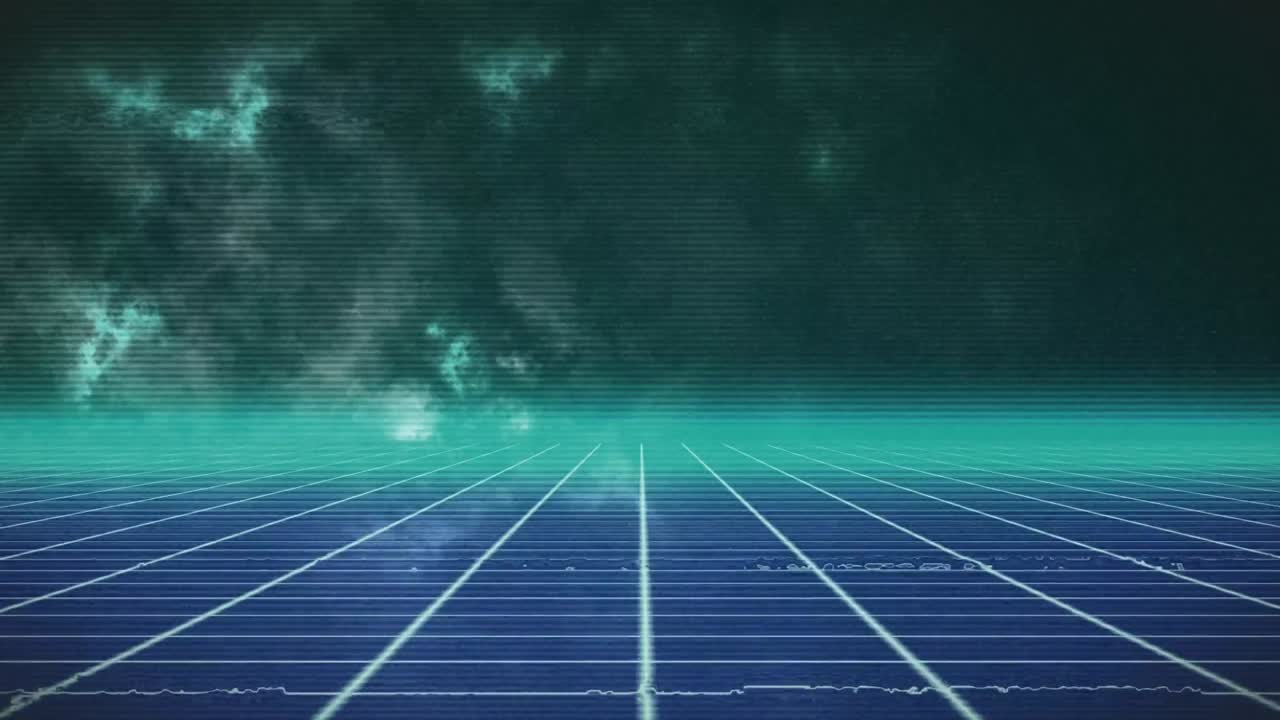 구름 위에서 움직이는 모양의 애니메이션