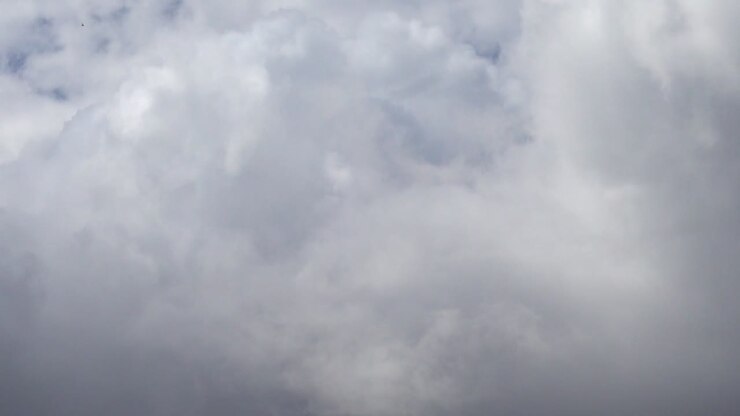 Shooting of clouds in the sky