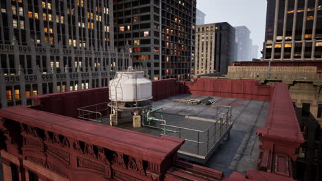 new york water tower tank detail