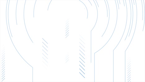 tecnología azul abstracta animación de video futurista