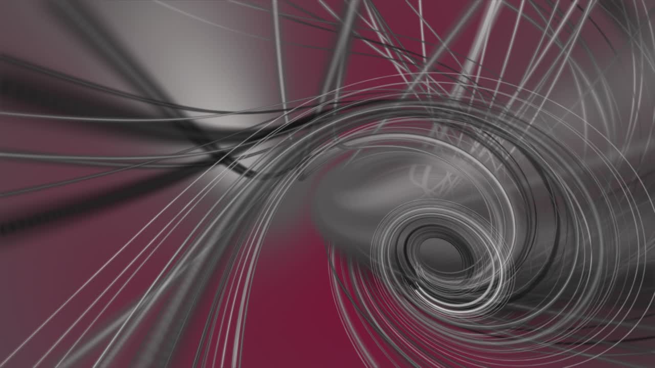 animación fantástica con objeto de onda de rayas en cámara lenta, 4096x2304 bucle 4k