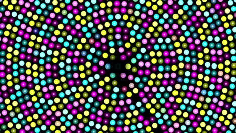 fondo abstracto con puntos rotativos de colores