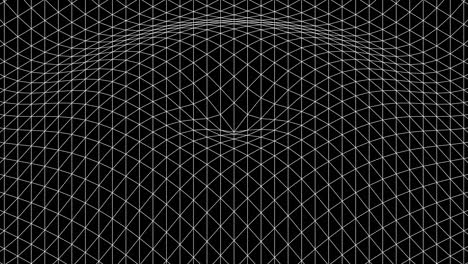 mesh with looping concentric waves