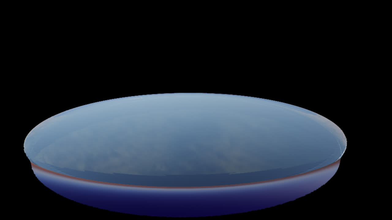 표면에 물의 파동