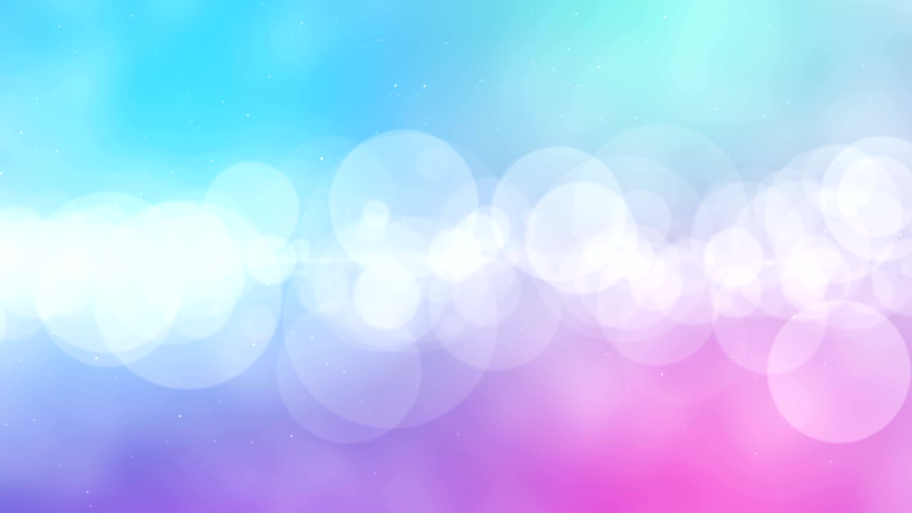 입자 파스텔 색상 비즈니스 깨한 밝은 반이는 보케 먼지 추상적인 배경 루프